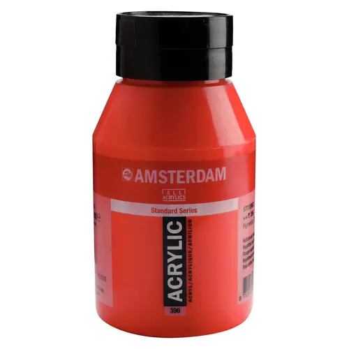 Amsterdam Amsterdam Acrylverf 1000 ml Naftolrood Middel 396 Amsterdam Amsterdam Acrylverf 1000 ml Naftolrood Middel 396
