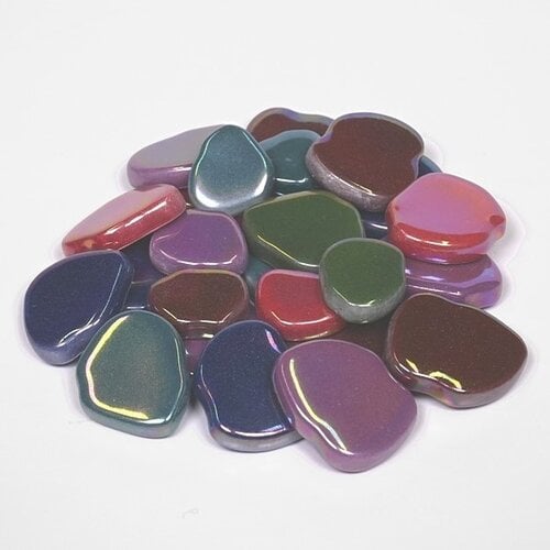 Mozaiek Glas Steentjes Fiori Glas Poly Intenso Mix  ca. 100 stuks