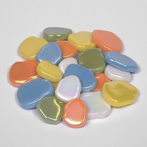Mozaiek Glas Steentjes Fiori Glas Poly Tenera ca. 100 stuks