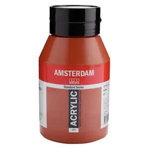 Amsterdam Amsterdam Acrylverf 1000 ml Sienna Gebrand 411