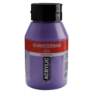Amsterdam Amsterdam Acrylverf 1000 ml Ultramarijnviolet 507 Amsterdam Amsterdam Acrylverf 1000 ml Ultramarijnviolet 507