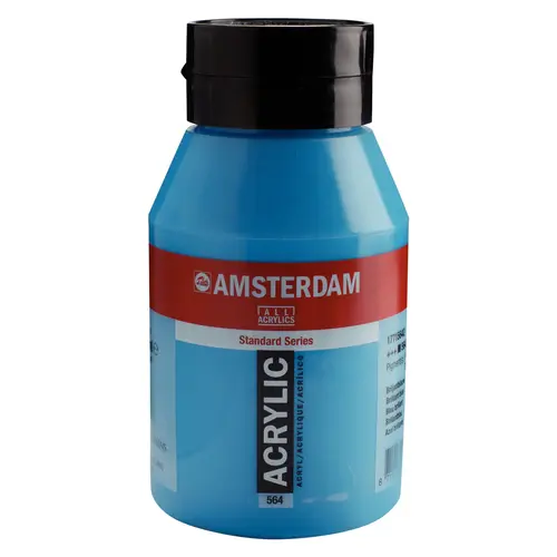 Amsterdam Amsterdam Acrylverf 1000 ml Briljantblauw 564