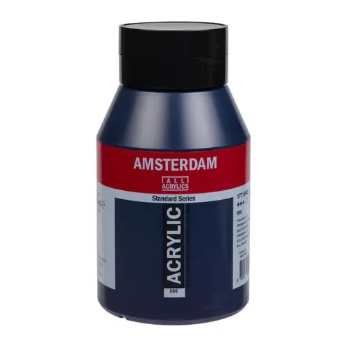 Amsterdam Amsterdam Acrylverf 1000 ml Pruisischblauw (Phtalo) 566 Amsterdam Amsterdam Acrylverf 1000 ml Pruisischblauw (Phtalo) 566