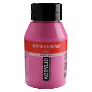 Amsterdam Amsterdam Acrylverf 1000 ml Permanentroodviolet Licht 577