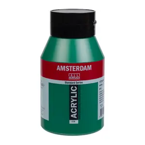 Amsterdam Amsterdam Acrylverf 1000 ml Permanentgroen Donker 619