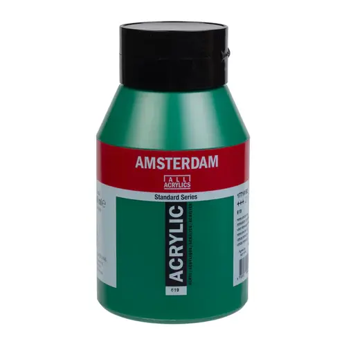 Amsterdam Amsterdam Acrylverf 1000 ml Permanentgroen Donker 619