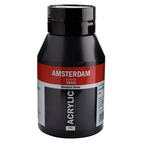 Amsterdam Amsterdam Acrylverf 1000 ml Lampenzwart 702