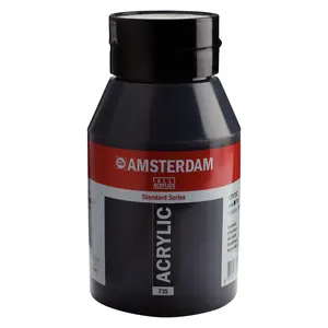 Amsterdam Amsterdam Acrylverf 1000 ml Oxydzwart 735