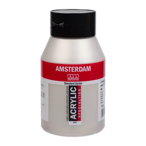 Amsterdam Amsterdam Acrylverf 1000 ml Zilver 800