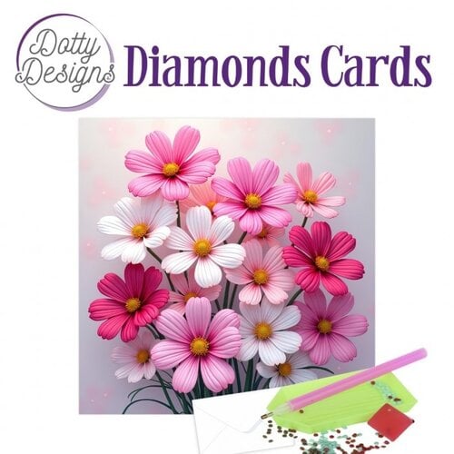 Dotty Designs Diamond Painting Kaart Pink Harmony Bouquet Dotty Designs Diamond Painting Kaart Pink Harmony Bouquet