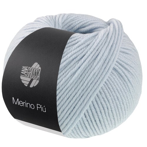 Lana Grossa Lana Grossa Merino Piú 0011 Lichtblauw Lana Grossa Lana Grossa Merino Piú 0011 Lichtblauw