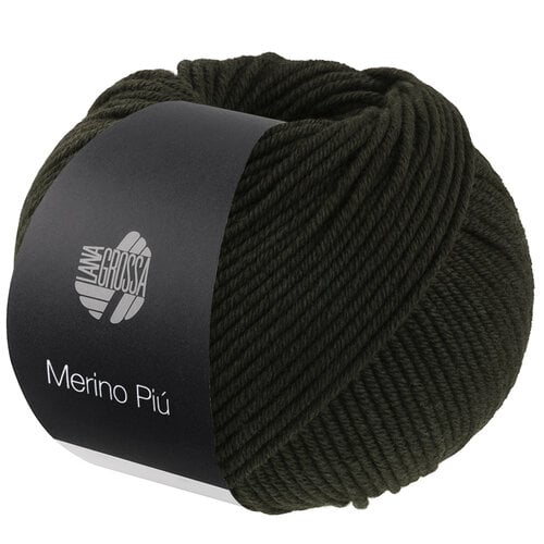 Lana Grossa Lana Grossa Merino Piú 0005 Donkergroen Lana Grossa Lana Grossa Merino Piú 0005 Donkergroen