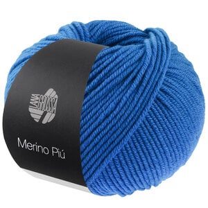 Lana Grossa Lana Grossa Merino Piú 0008 Blauw Lana Grossa Lana Grossa Merino Piú 0008 Blauw