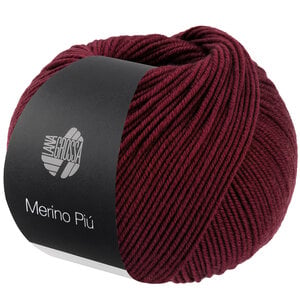 Lana Grossa Lana Grossa Merino Piú 0017 Burgund Lana Grossa Lana Grossa Merino Piú 0017 Burgund