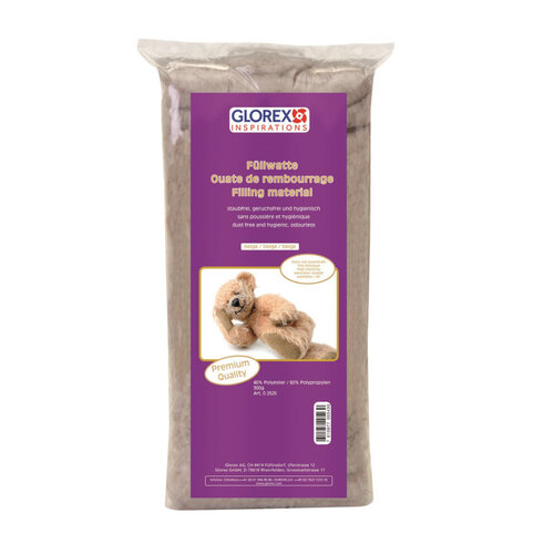Glorex Bruine vulwatten 300 gram