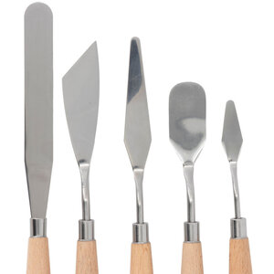 Glorex Paletmessen universele set 5 stuks