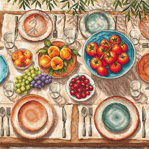 AVA Stitch Ava Stitch borduurpakket Mediterranean Table