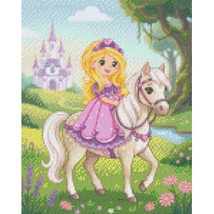 PixelHobby Pixelhobby Patroon 5901 Prinses op een Paard