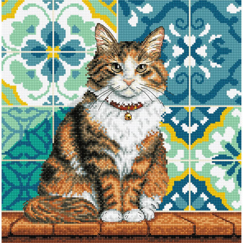 AVA Stitch Ava Stitch borduurpakket Cat in the Yard