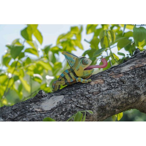Makebug MakeBug 3D Modelbouwpakket Deep Jungle Velied Chameleon Makebug MakeBug 3D Modelbouwpakket Deep Jungle Velied Chameleon