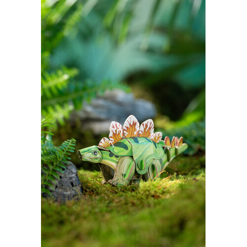 Makebug MakeBug 3D Modelbouwpakket Dino Serie Stegosaurus Makebug MakeBug 3D Modelbouwpakket Dino Serie Stegosaurus
