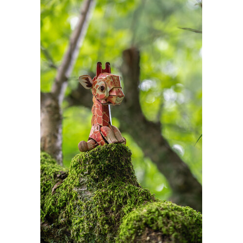 Makebug MakeBug 3D Modelbouwpakket Tiny Serie Giraffe Makebug MakeBug 3D Modelbouwpakket Tiny Serie Giraffe