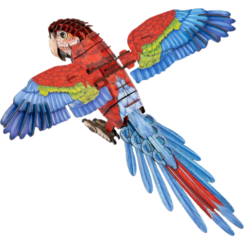 Makebug MakeBug 3D Modelbouwpakket Macaw Makebug MakeBug 3D Modelbouwpakket Macaw