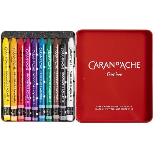 Caran d'Ache Neocolor II Waskrijt Set 10 stuks aquarelle
