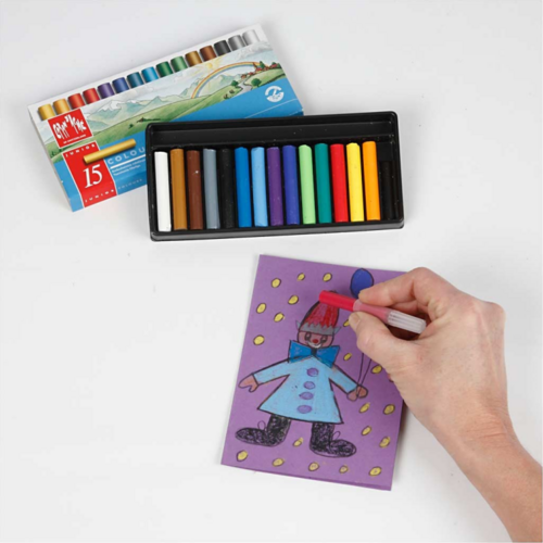 Caran d'Ache Waskrijt Junior Set 15 stuks Caran d'Ache Waskrijt Junior Set 15 stuks