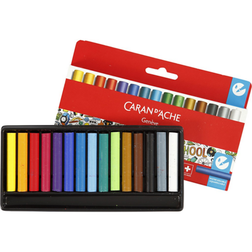 Caran d'Ache Waskrijt Junior Set 15 stuks Caran d'Ache Waskrijt Junior Set 15 stuks
