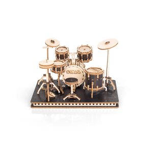 3D Houten Puzzel Drumstel 3D Houten Puzzel Drumstel