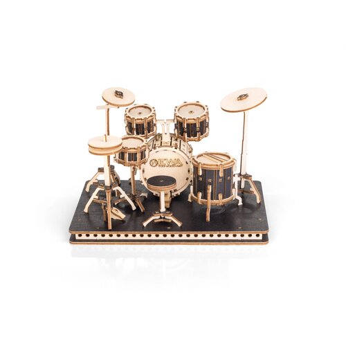 3D Houten Puzzel Drumstel 3D Houten Puzzel Drumstel