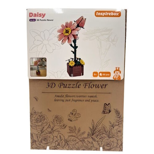 3D bouwpakket Bloem Daisy 3D bouwpakket Bloem Daisy