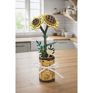 3D bouwpakket Zonnebloemen 3D bouwpakket Zonnebloemen