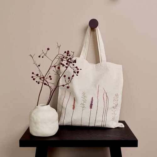 Rico Design Borduurpakket Stick and Stitch Bloemen en Grassen Rico Design Borduurpakket Stick and Stitch Bloemen en Grassen