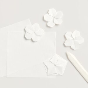 Rico Design Japans origami papier wit 30 vel 15 x 15 cm extra dun Rico Design Japans origami papier wit 30 vel 15 x 15 cm extra dun