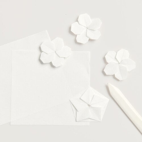 Rico Design Japans origami papier wit 30 vel 15 x 15 cm extra dun Rico Design Japans origami papier wit 30 vel 15 x 15 cm extra dun