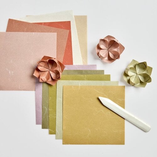 Rico Design Japans origami papier 30 vel 15 x 15 cm aardtinten Rico Design Japans origami papier 30 vel 15 x 15 cm aardtinten