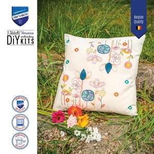 Vervaco Vervaco borduur kussen Stylish Florals Vervaco Vervaco borduur kussen Stylish Florals