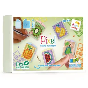 PixelHobby Pixel Sleutelhanger Box Fruit II