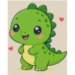 PixelHobby Pixelhobby Patroon 5907 Kawaii Dino