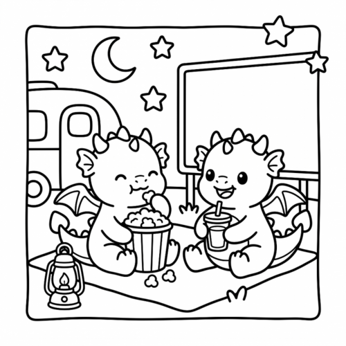 Kleurboek Cozy Dragon Days