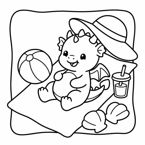 Kleurboek Cozy Dragon Days