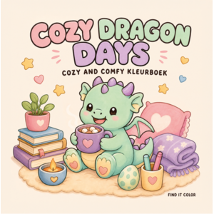 Kleurboek Cozy Dragon Days Kleurboek Cozy Dragon Days