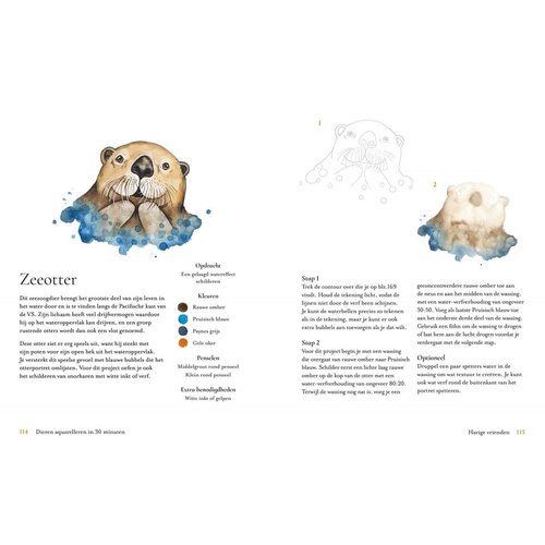 Librero Dieren aquarelleren in 30 minuten Librero Dieren aquarelleren in 30 minuten