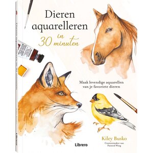 Librero Dieren aquarelleren in 30 minuten