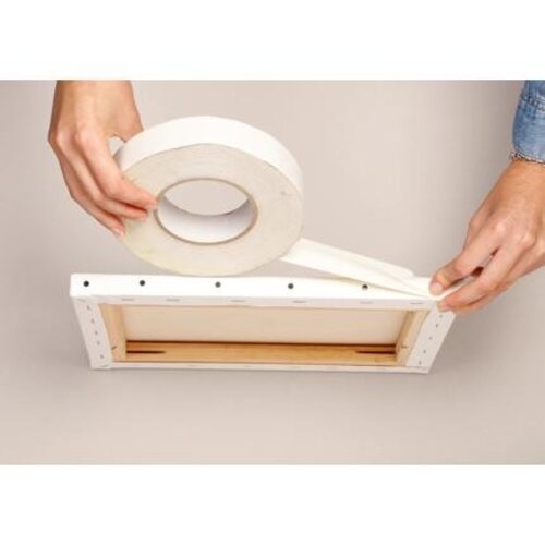 Hahnemuhle Zelfklevende linnentape wit 25 mm x 50 meter Hahnemuhle Zelfklevende linnentape wit 25 mm x 50 meter