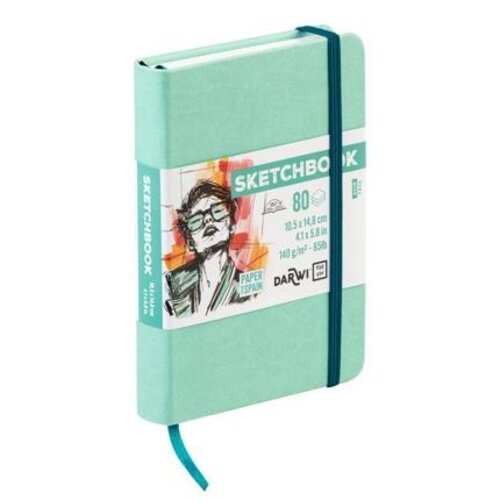 Kangaro Schetsboek A6 80 bladen 140 grams Watergroen Kangaro Schetsboek A6 80 bladen 140 grams Watergroen