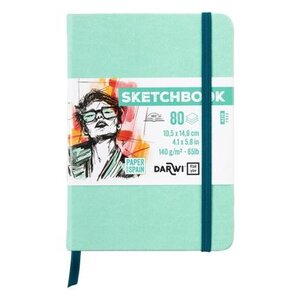 Kangaro Schetsboek A6 80 bladen 140 grams Watergroen