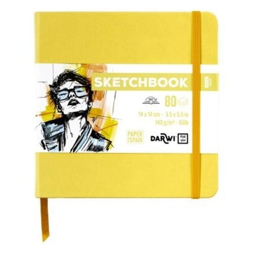 Clairefontaine Schetsboek 80 bladen 140 grams Jaune pâle